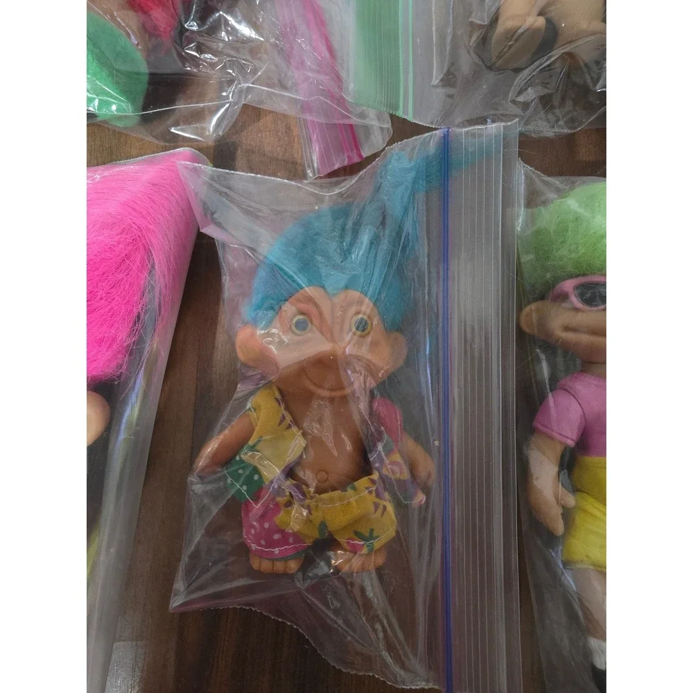 Vintage Troll Doll Lot 11 pieces 90s Nostalgia Toys